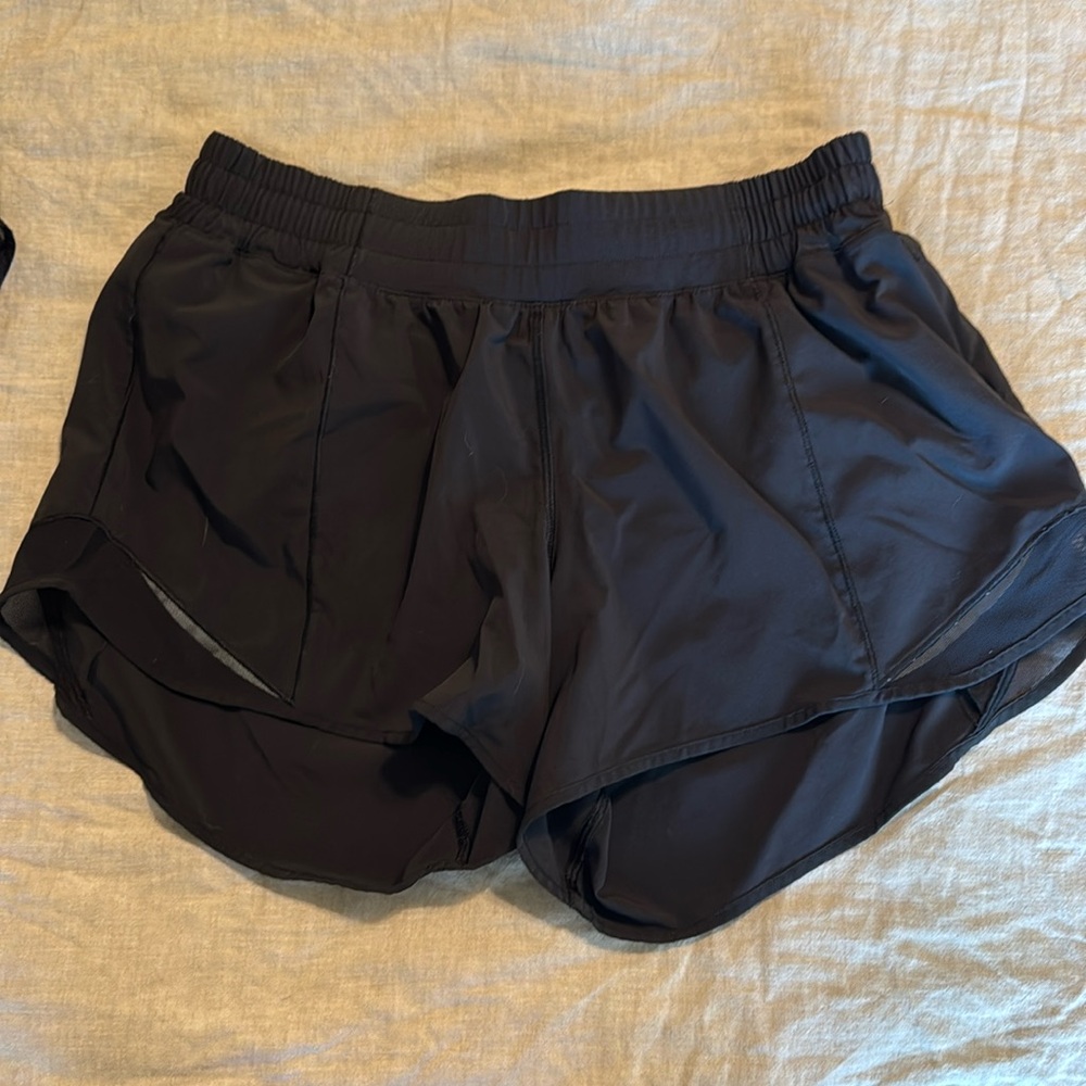 Black lululemon shorts